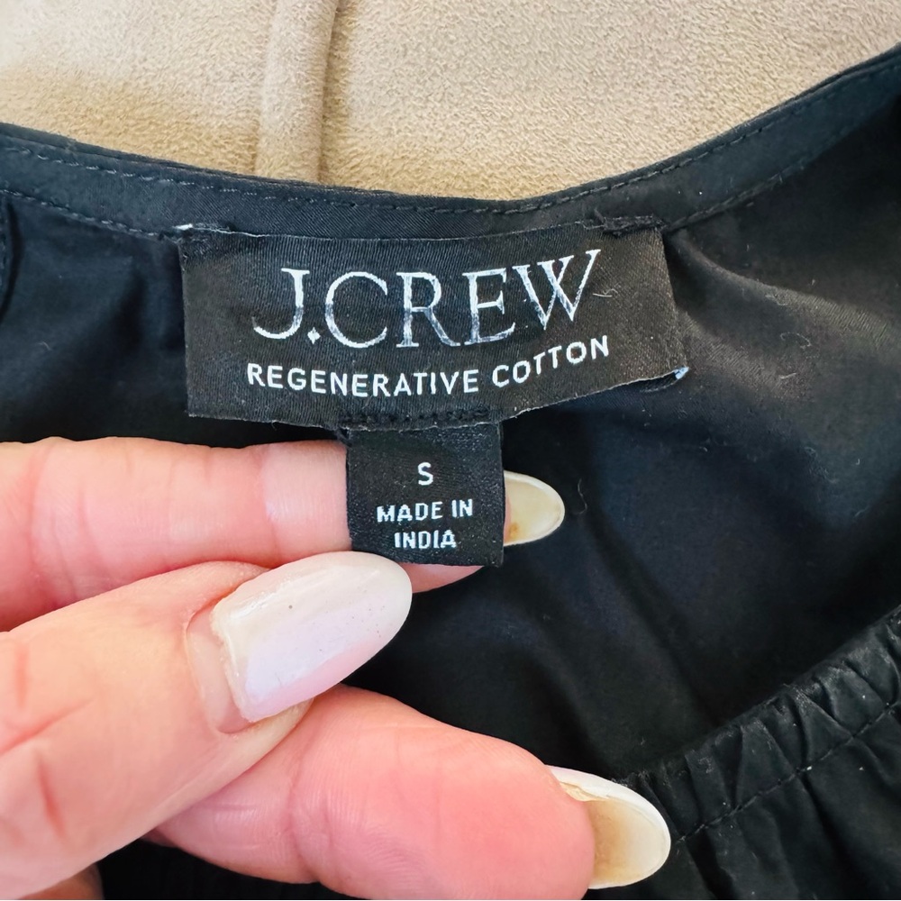 NWOT J Crew Hyacinth Smocked Waist Peplum Sleeveless Top - Picture 11 of 11